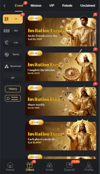 V44Bet Game Download APK