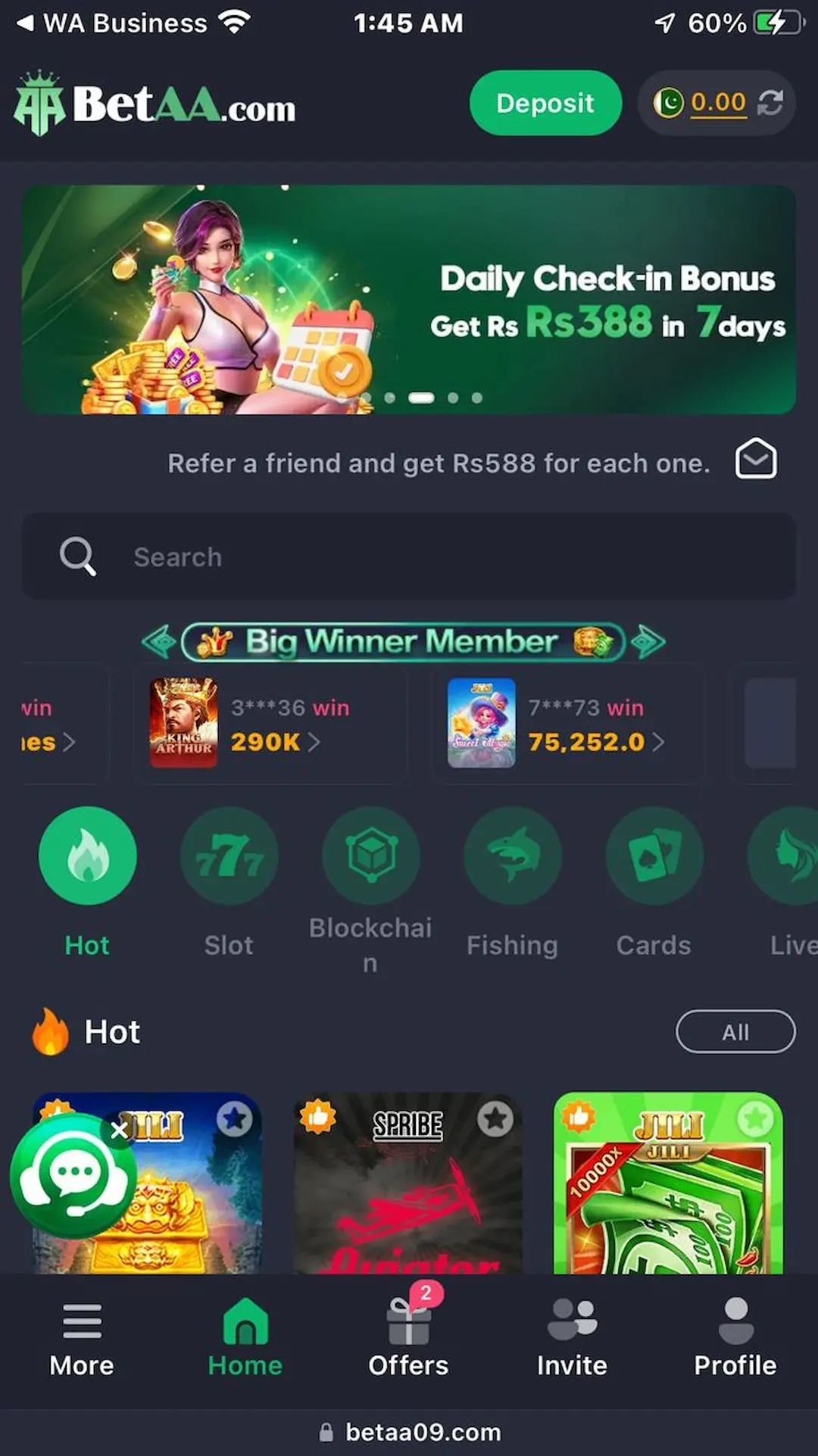 Bet AA Game Download