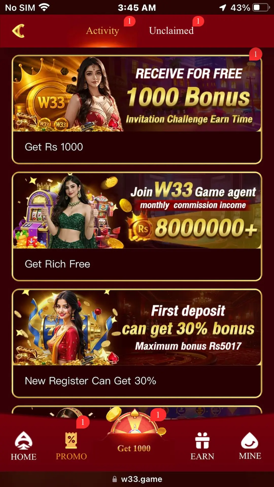 W33 Game Download APK